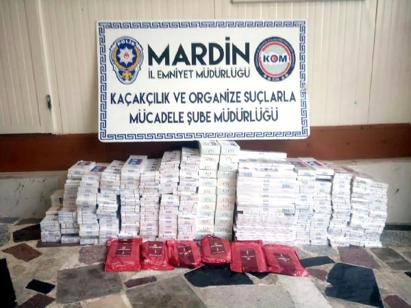 Mardin’de Kaçak Sigara ve Uyuşturucu Operasyonu