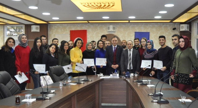 Mardin’de Girişimcilik Eğitimi Sertifikaları Dağıtıldı