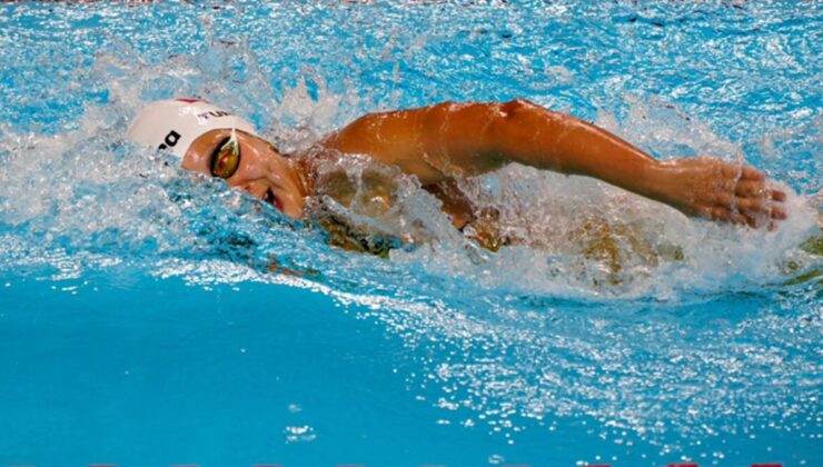 Merve Tuncel, 1500 metre yüzmede üst üste 3’üncü defa Avrupa şampiyonu