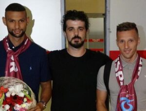 Trabzonspor’un yeni transferleri Orsic ve Joaquin kente geldi