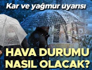 SON DAKİKA HAVA DURUMU İHTARLARI | Yarın (20 Kasım) hava nasıl olacak? İstanbul’da kar yağacak mı? Meteoroloji peş peşe duyurdu… Kuvvetli yağış geliyor!