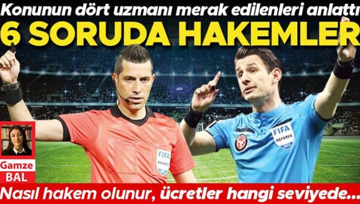 6 soruda hakemler