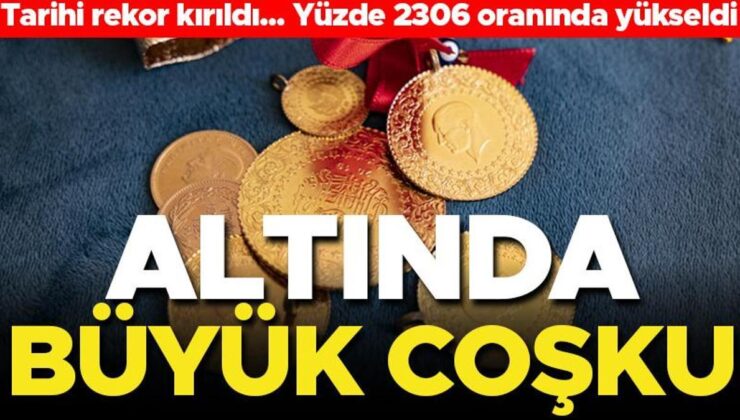 Altında büyük coşku… Tarihi rekor kırıldı
