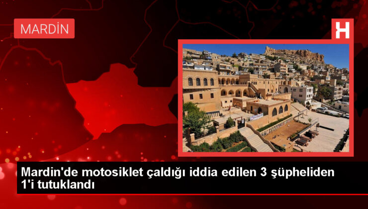 Mardin’de motosiklet hırsızlığı şüphelilerinden biri tutuklandı