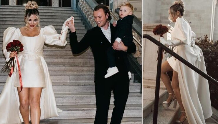 Set aşıkları evlendi: 2023’e karı- koca olarak başlamak istedik… Konuta sarfiyat gitmez gelinliğimi çıkarıp pijama giydim