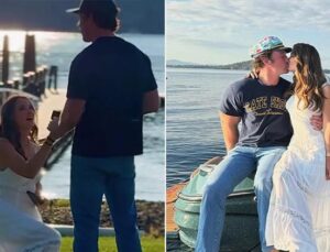 Evlilik yıl dönümünde sürpriz teklif… Bu kere kendisi değil karısı dizlerinin üstüne çöktü!