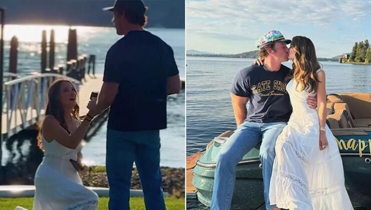 Evlilik yıl dönümünde sürpriz teklif… Bu kere kendisi değil karısı dizlerinin üstüne çöktü!