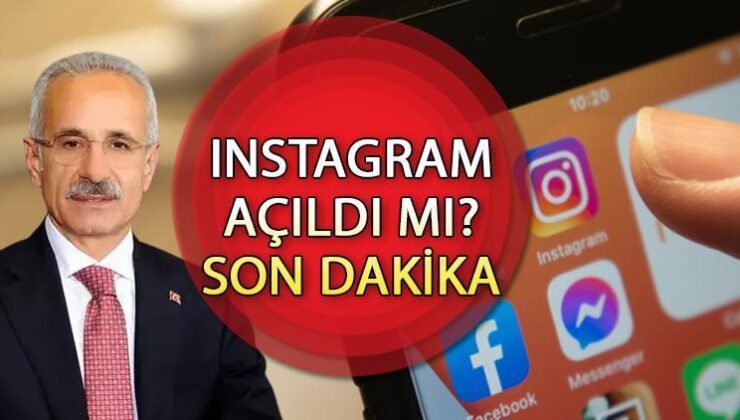 INSTAGRAM AÇILACAK MI, AÇILDI MI 6 AĞUSTOS 2024 || Instagram ne vakit açılacak? Bakan Uraloğlu Instagram erişim engelinde son durumu duyurdu: Türkiye instagram erişim mahzuru kalkacak mı?