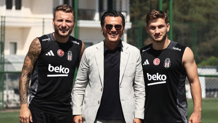 Vincenzo Montella’dan Beşiktaş’a ziyaret! Immobile…