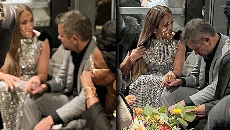 Bir köşeye geçip el ele dertleştiler… Ayrılık acısını eski kocasının en yakın arkadaşına anlattı!