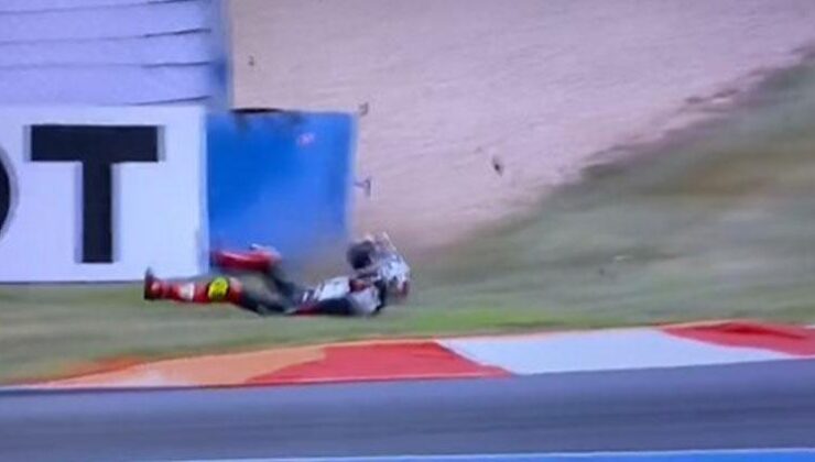 Toprak Razgatlıoğlu pistte kaza geçirdi, hastaneye kaldırıldı