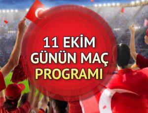 Bugün hangi maçlar var, bugün kimin maçı var, saat kaçta? 11 Ekim 2024 maç programı