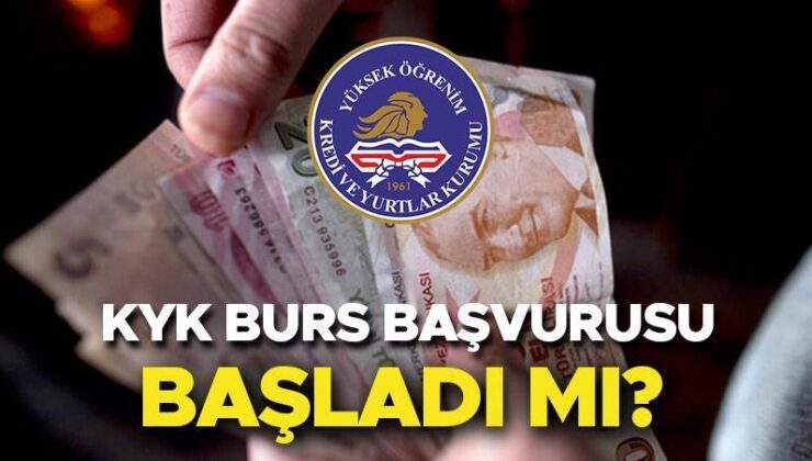 KYK kredi ve burs başvurusu 2024: KYK burs başvurusu ne vakit, bugün (6 Ekim) başlayacak mı? GSB KYK burs/ tahsil kredisi müracaat ekranı e-Devlet!