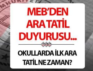 ORTA TATİL TAKVİMİ 2024-2025 || Kasım orta tatili ne vakit, birinci orta tatil kaç gün? Okullar ne vakit kapanacak? MEB tatil tarihleri açıklandı! 2024 yılı 1. periyot orta tatil tarihleri!