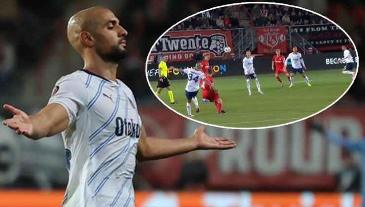 Sofyan Amrabat’tan geceye damga vuran asist! Twente-Fenerbahçe maçında bir birincisi başardı