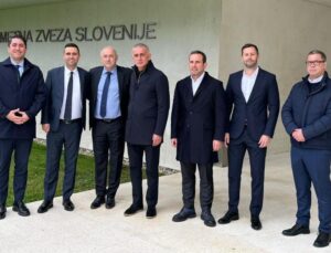 TFF Başkanı Hacıosmanoğlu’ndan Slovenya Futbol Federasyonu’na ziyaret