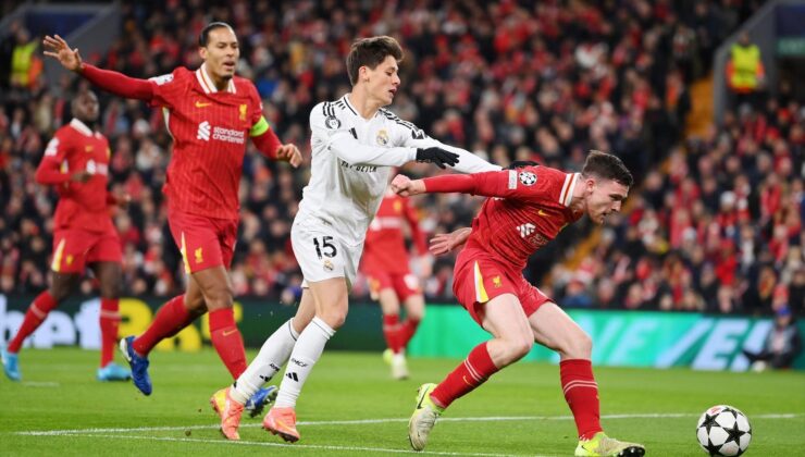Liverpool – Real Madrid maçından ekrana yansımayanlar! Arda Güler…