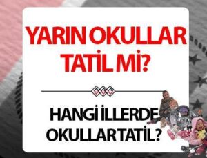 YARIN OKULLAR TATİL Mİ SON DAKİKA? 28 Kasım Perşembe günü için valilik açıklaması hangi vilayetlerden geldi, okullarda kar tatili var mı?