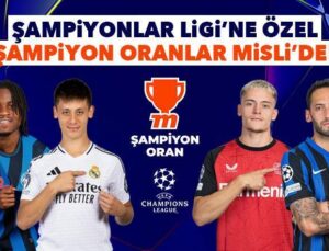 Devler Ligi’nde Arda Güler ve Hakan Çalhanoğlu sahnede, Şampiyon Oranlar Misli’de!