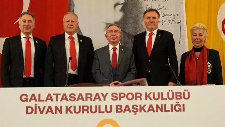 Galatasaray Divan Şurası’ndan Dursun Özbek’e takviye