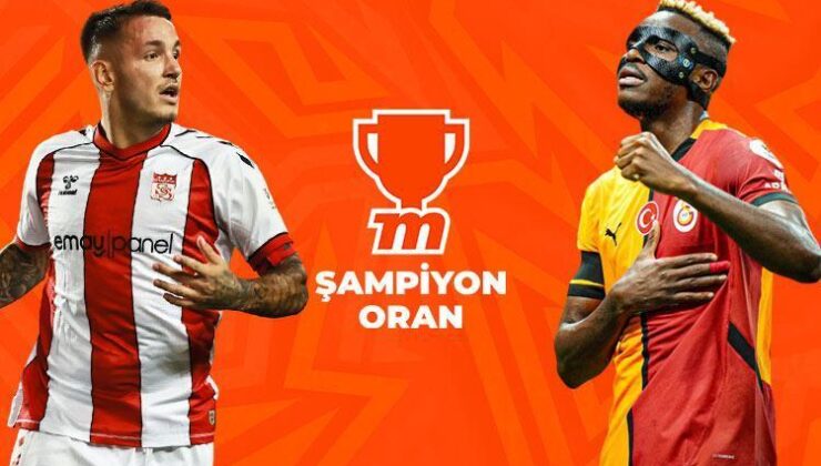 Galatasaray, Sivasspor’a konuk oluyor! Kritik maçın heyecanı Şampiyon Oran farkıyla Misli’de