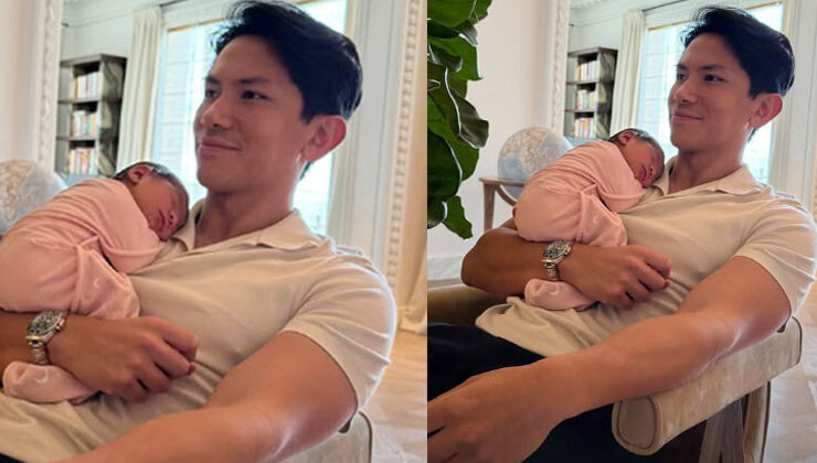 Kız çocuk babasının gururu: Doğum için Londra’ya gitmişler