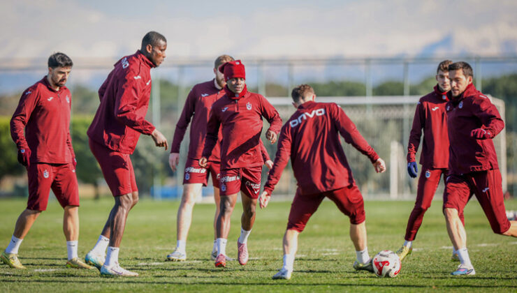 Trabzonspor’da Fenerbahçe maçı mesaisi!