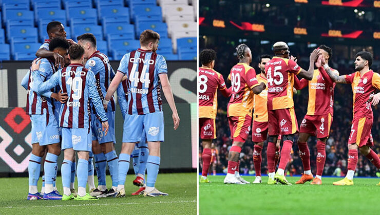 Trabzonspor Başakşehir’e, Galatasaray Alanya’ya karşı!