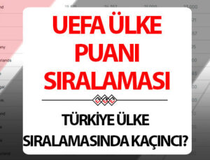 UEFA ülke puan sıralaması 26 Şubat 2026 | Türkiye aktüel ülke puanı sıralamasında kaçıncı, kaç puanı var? İşte UEFA ülke puanı son durum!