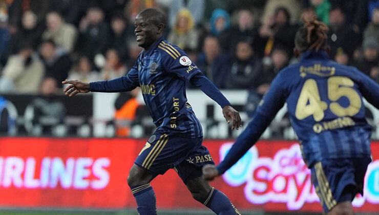 Deplasman golcüsü N’Golo Kante!