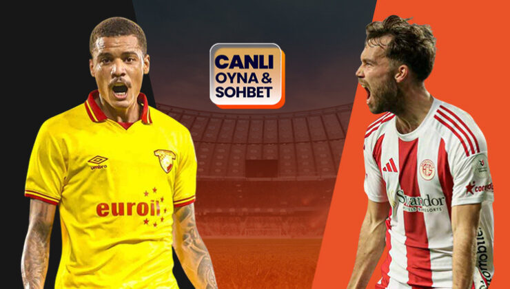 Göztepe, Antalyaspor’u ağırlıyor! Maçın heyecanı Misli’de