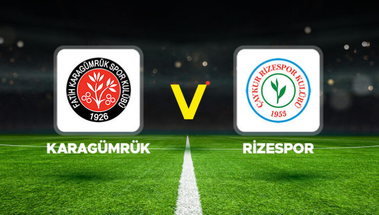 Karagümrük – Rizespor maçı ne vakit, hangi kanalda, saat kaçta?