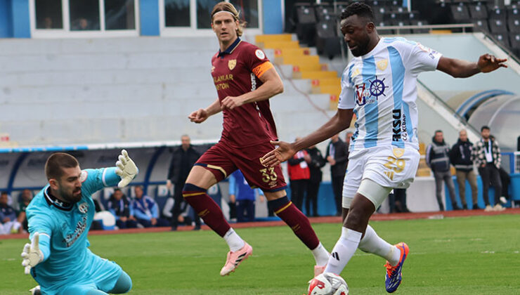 Şampiyon Erzurumspor, Bandırmaspor ile yenişemedi!