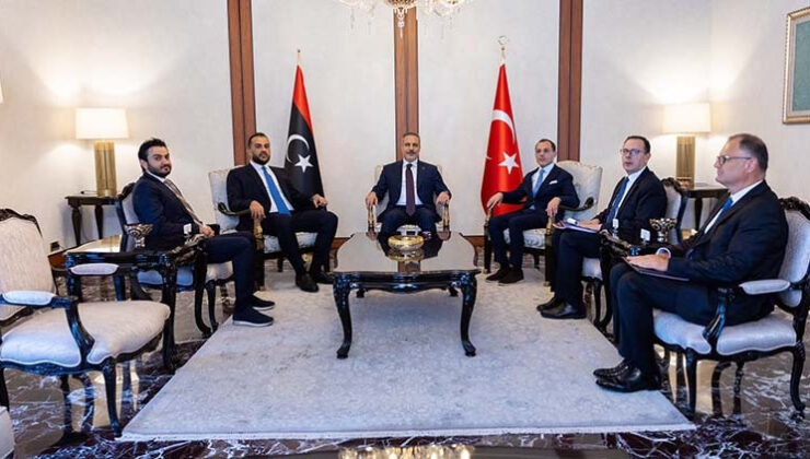 Dışişleri Bakanı Hakan Fidan Libya heyetiyle görüştü